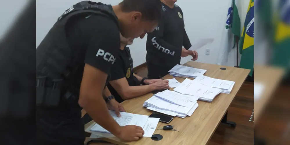 Mais de 200 policiais atuaram em operação da PCPR contra o tráfico de drogas
