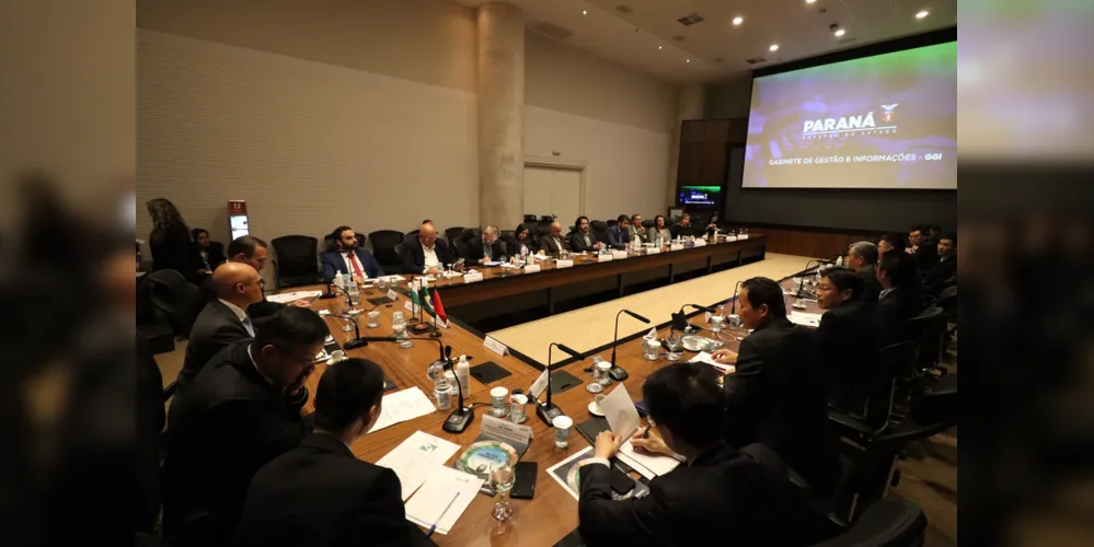 Na reunião entre os empresários chineses e os representantes do Governo do Estado, os executivos apresentaram suas companhias
