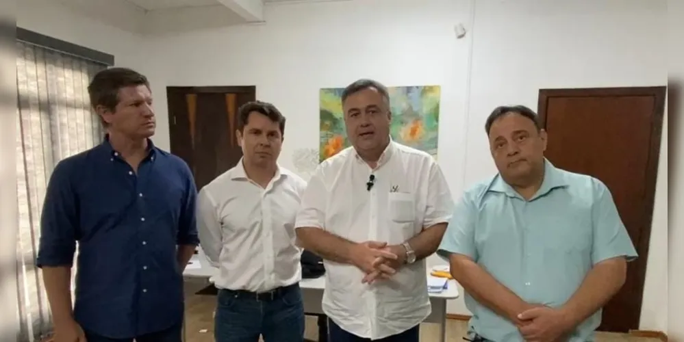Secretário Beto Preto falou sobre o assunto nesta sexta-feira (9), ao lado de Hussein Bakri, Alexandre Curi e Santin Roveda