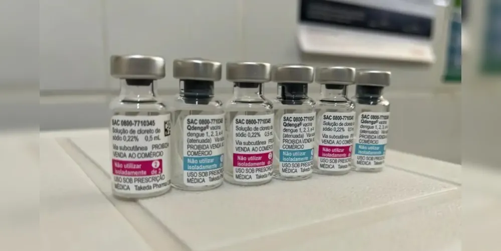 Governo recebeu 720 mil doses do imunizante Qdenga