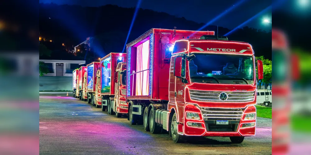 Caravana de Natal da Coca Cola passa por PG nesta sexta aRede