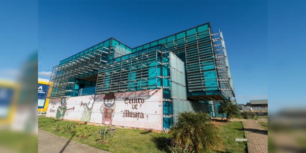 Conservatório funciona no espaço do Centro de Música de Ponta Grossa.