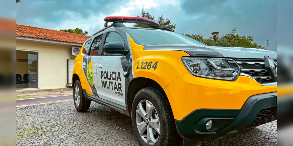 O proprietário da moto foi preso e levado à delegacia de Jaguariaíva