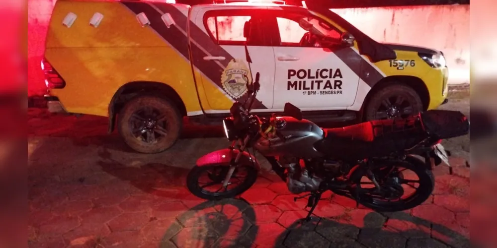 Suspeito foi detido pela Polícia Militar de Itararé (SP) em uma Honda CG 125 Titan cor prata.