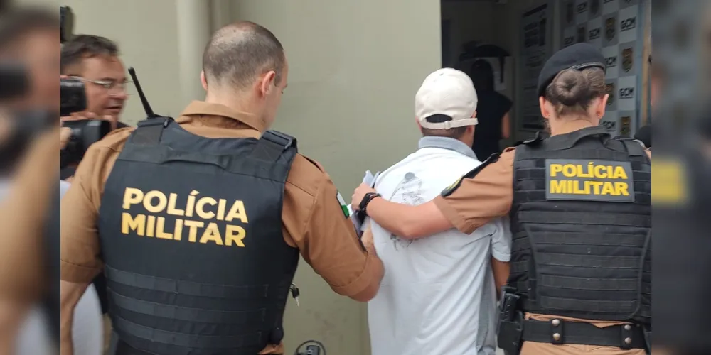 Suspeito pelo crime foi preso na manhã desta segunda-feira (19), em São Mateus do Sul e transferido para Ponta Grossa durante a tarde.