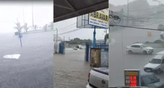 Chuva ultrapassa 105 mm em poucas horas, alaga ruas e deixa famílias ilhadas em Guaratuba