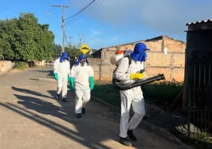 Os agentes de endemias da Prefeitura de Sengés estão fazendo ações que incluem a aplicação de fumacê para eliminar os criadouros e evitar a proliferação do mosquito transmissor