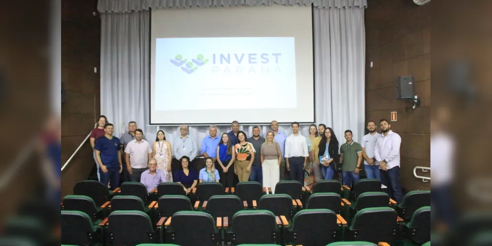 Na oportunidade, a equipe da Invest Paraná apresentou diferentes serviços