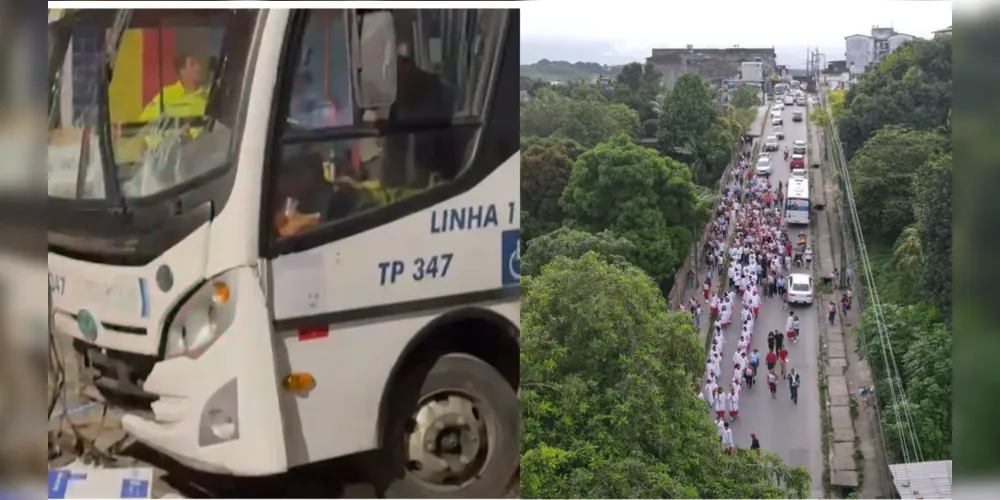 Imagens do ônibus após o acidente que deixou 5 mortos no Grande Recife