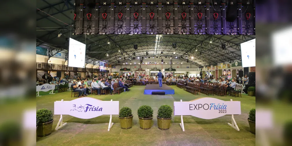 Imagem do lançamento da ExpoFrísia, em 2023