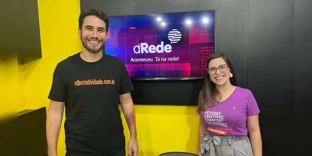 Os coordenadores do evento em Ponta Grossa, Rodrigo de Barros e Sarah Golinhaki,  estiveram no Portal aRede contando detalhes