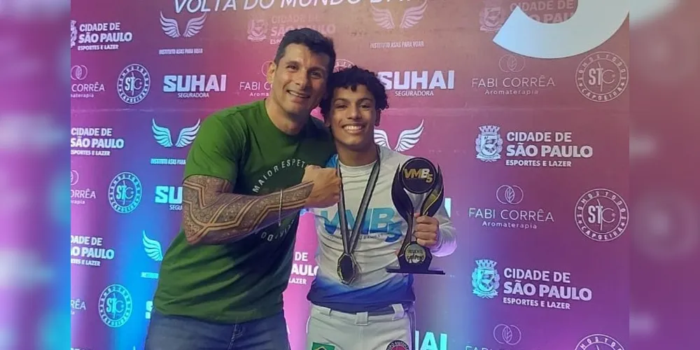 Kauê Capoeira entrou para o time de galáticos da maior competição de capoeira do mundo