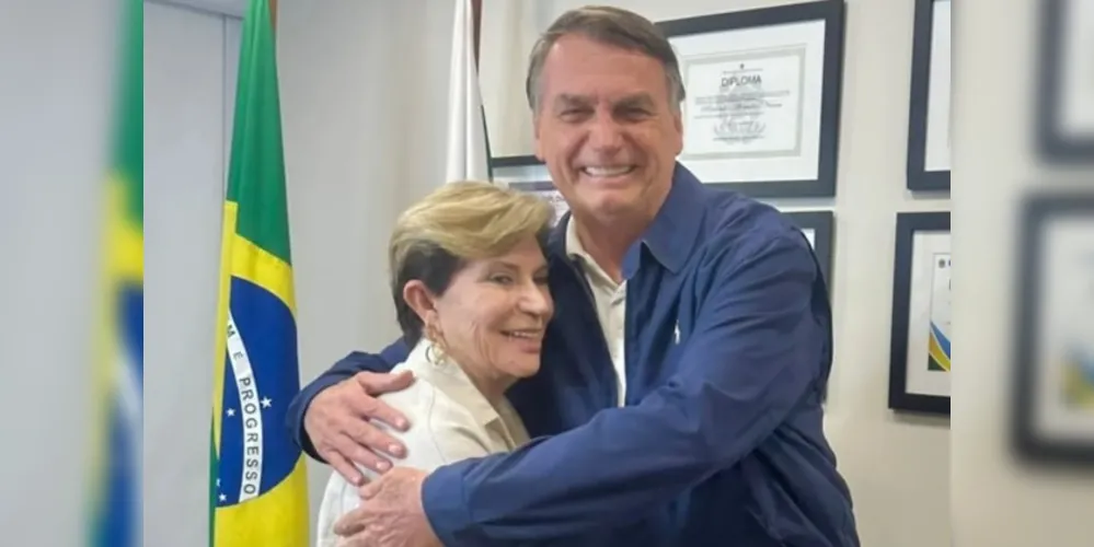Prefeita mencionou o ex-presidente Jair Bolsonaro