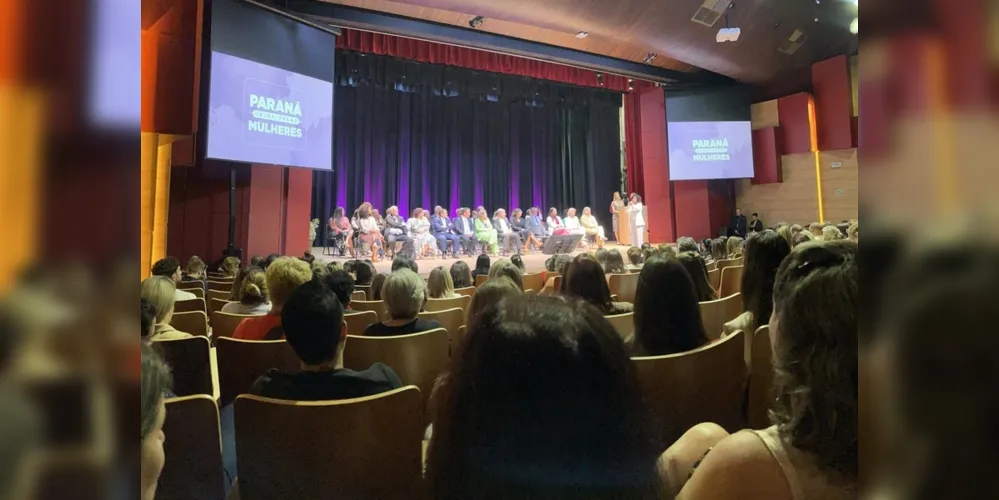 Na abertura do evento, aconteceu o lançamento da segunda temporada da ‘Caravana Paraná Unido Pelas Mulheres’