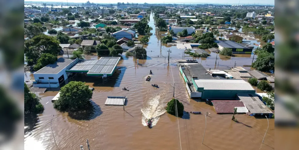 As chuvas, que provocaram inundações na maior parte do estado, já afetaram 1.178.226 gaúchos de alguma forma