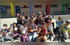 Novo espaço da leitura empolga alunos em Rebouças
