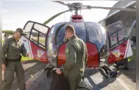 Helicóptero que ajudará vítimas das chuvas decola para o RS