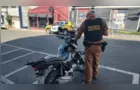 Acidente no Centro de PG deixa motociclista ferido neste sábado