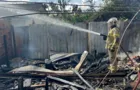 Família que teve casa incendiada em PG pede doações
