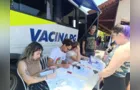 Ônibus da Vacina atende população em evento da Esquadrilha da Fumaça