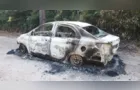 Corpo queimado em carro incendiado é encontrado no Paraná