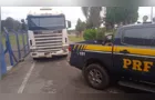 Em menos de duas horas, PRF recupera caminhões roubados