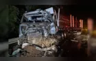 Motorista morre em grave acidente entre caminhões na BR-373
