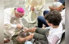 Bispo Dom Sérgio celebra missa do 'lavapés' na Catedral
