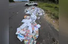 Tibagi toma medidas após descarte irregular de lixo em rodovia