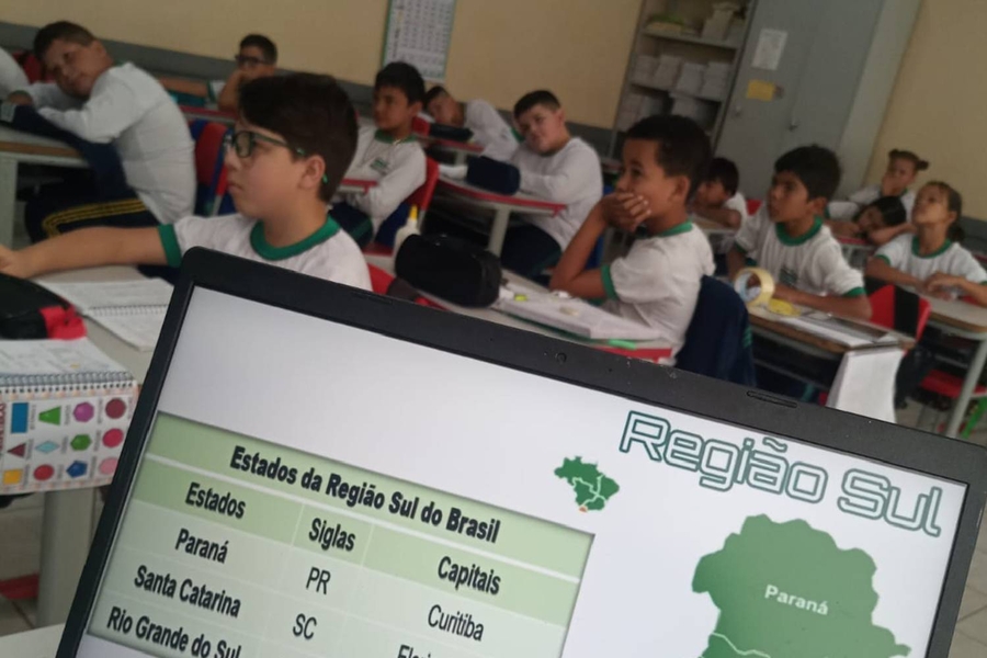 Imagem ilustrativa da imagem Estudo das regiões do Brasil conta com aula do Vamos Ler em Reserva