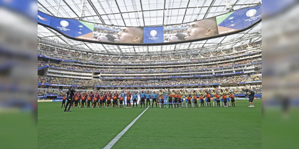 Brasil e Costa Rica jogaram na última segunda no So-Fi Stadium