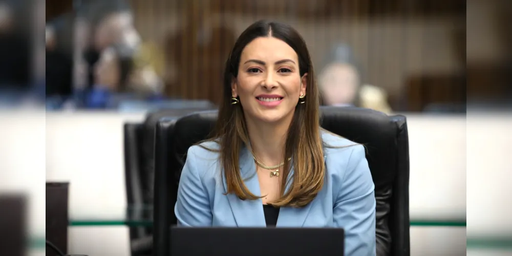 Mabel Canto, deputada estadual do Paraná e representante de Ponta Grossa