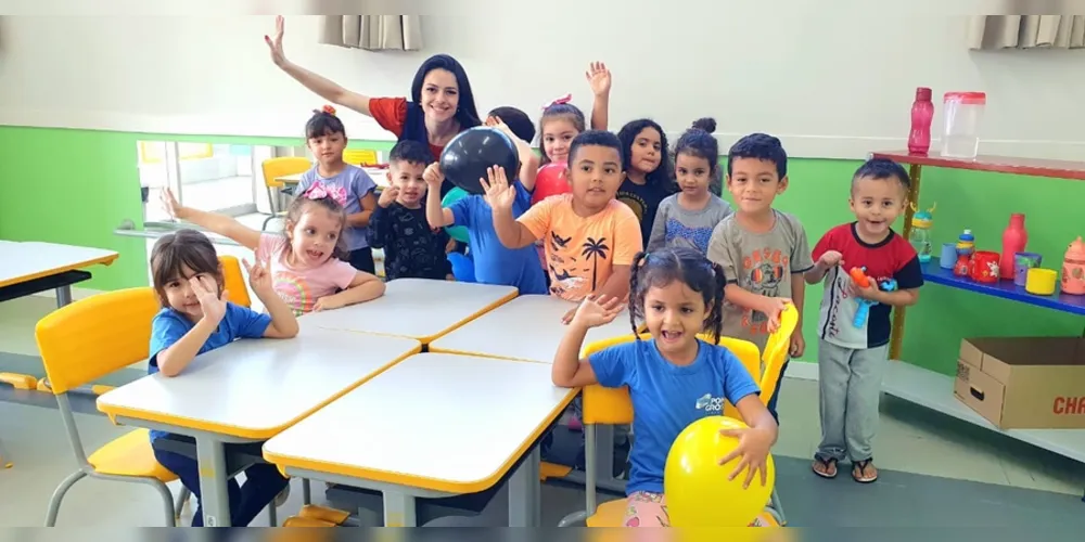 A Prefeitura de Ponta Grossa já começou a receber as famílias e alunos do novo Centro Municipal de Educação Infantil Samuel Machado Bark