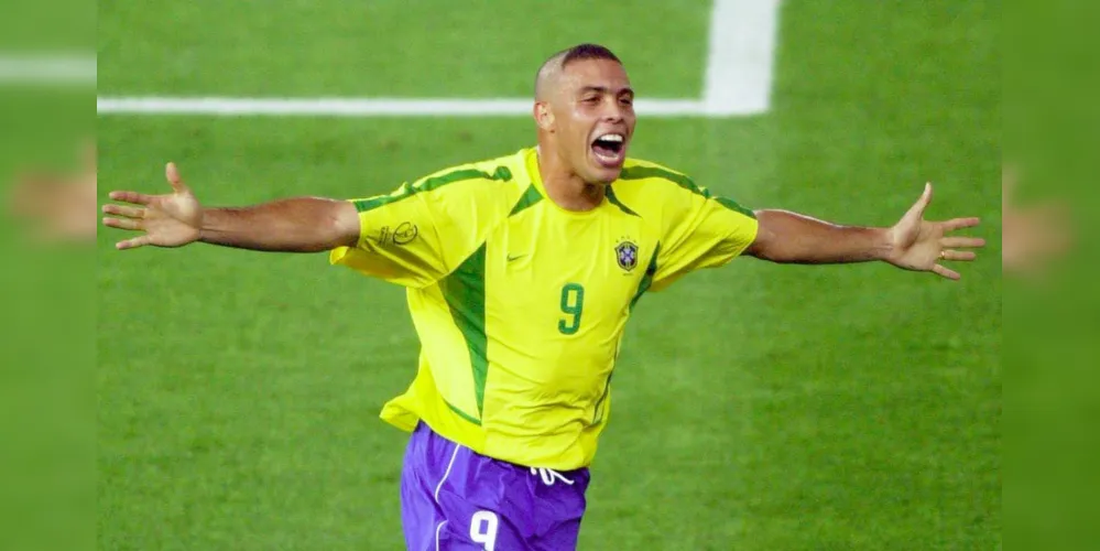 Ronaldo marcou oito gols em sete jogos, na Copa de 2002