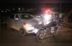 Batida no 'Costa Rica' deixa motociclista ferido nesta sexta em PG