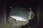 Colisão entre veículos deixa motorista ferido na PR-364, em Irati