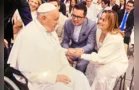 Casal de PG recebe bênção matrimonial do Papa Francisco