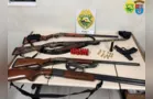 Dois homens são flagrados praticando caça ilegal em Itaiacoca