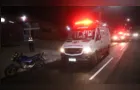 Motociclista fica ferido após acidente em Uvaranas neste sábado