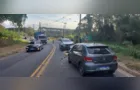 Colisão entre carros deixa dois feridos na PR-340, em Ortigueira