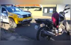 PM encontra moto utilizada por suspeito baleado em assalto