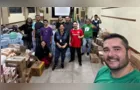 Paróquia Santa Rita envia donativas para produzir marmitas no RS