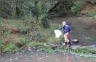 Prefeitura de Reserva realiza mutirão de limpeza do Rio Maromba