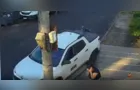 Motorista atropela suspeito de assalto e salva enfermeira; vídeo
