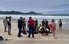 Pai morre afogado e filho de 10 anos desaparece em praia catarinense