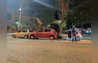 Motorista fica ferido ao colidir contra carro estacionado em PG