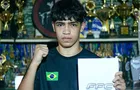 Lutador de PG é o brasileiro mais jovem a participar do Fusion Fighting Championship