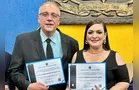 Prefeita Elisangela Pedroso é diplomada na Câmara de Carambeí