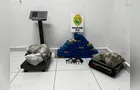 Polícia apreende 30 kg de maconha e três homens são presos