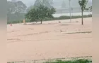 Fortes chuvas causam alagamentos no Lago de Olarias; veja vídeo